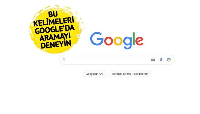 Öğrenince denemeden duramayacaksanız! Google’a o kelimeleri yazınca çıkıyor… Arama çubuğuna yazmak yeterli