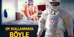 Sandıklarda renkli görüntüler! İşte oy kullanmaya böyle geldiler
