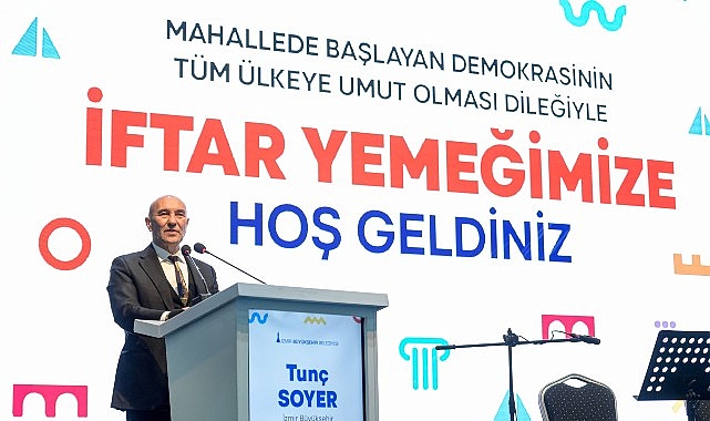İzmir Büyükşehir Belediye Başkanı Tunç Soyer bin 293 muhtarla iftar yemeğinde bir araya geldi Hepiniz Allah’a emanet olun – GÜNDEM
