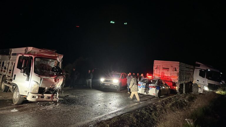 Tır ile kamyonet çarpıştı: 3 yaralı