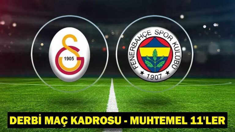 Galatasaray – Fenerbahce Maç Personeli