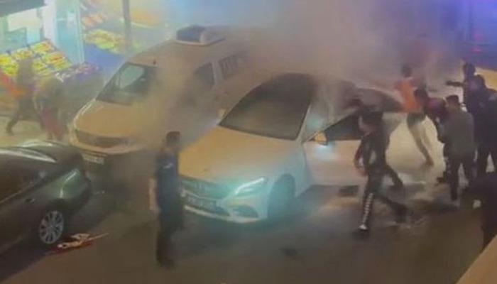 Galatasaray’ın şampiyonluk kutlamalarına gölge düştü! Bir araç kullanılamaz hale geldi