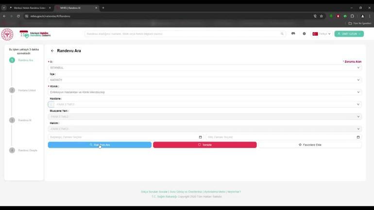 MHRS'de Yeni Dönem: Aynı günün atanması artık mümkün